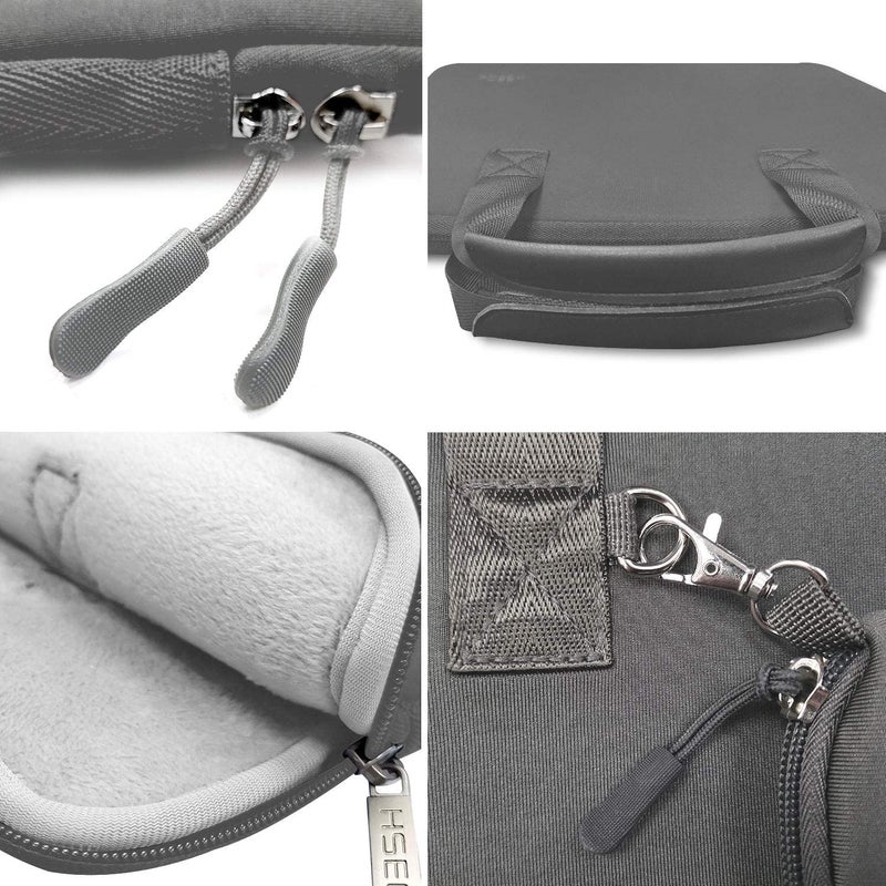Hseok Laptop Sleeve 13.3-14 inch Case with Small Pouch, Neoprene Computer Bag Compatible with MacBook Pro 14" M4/M3/M2/M1 2025-2021, Mac Air/Pro 13.3" and Most 13-14 inch Notebooks,D02G01 - Image 5